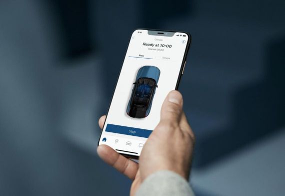 Prodloužení Volvo Cars aplikace zdarma